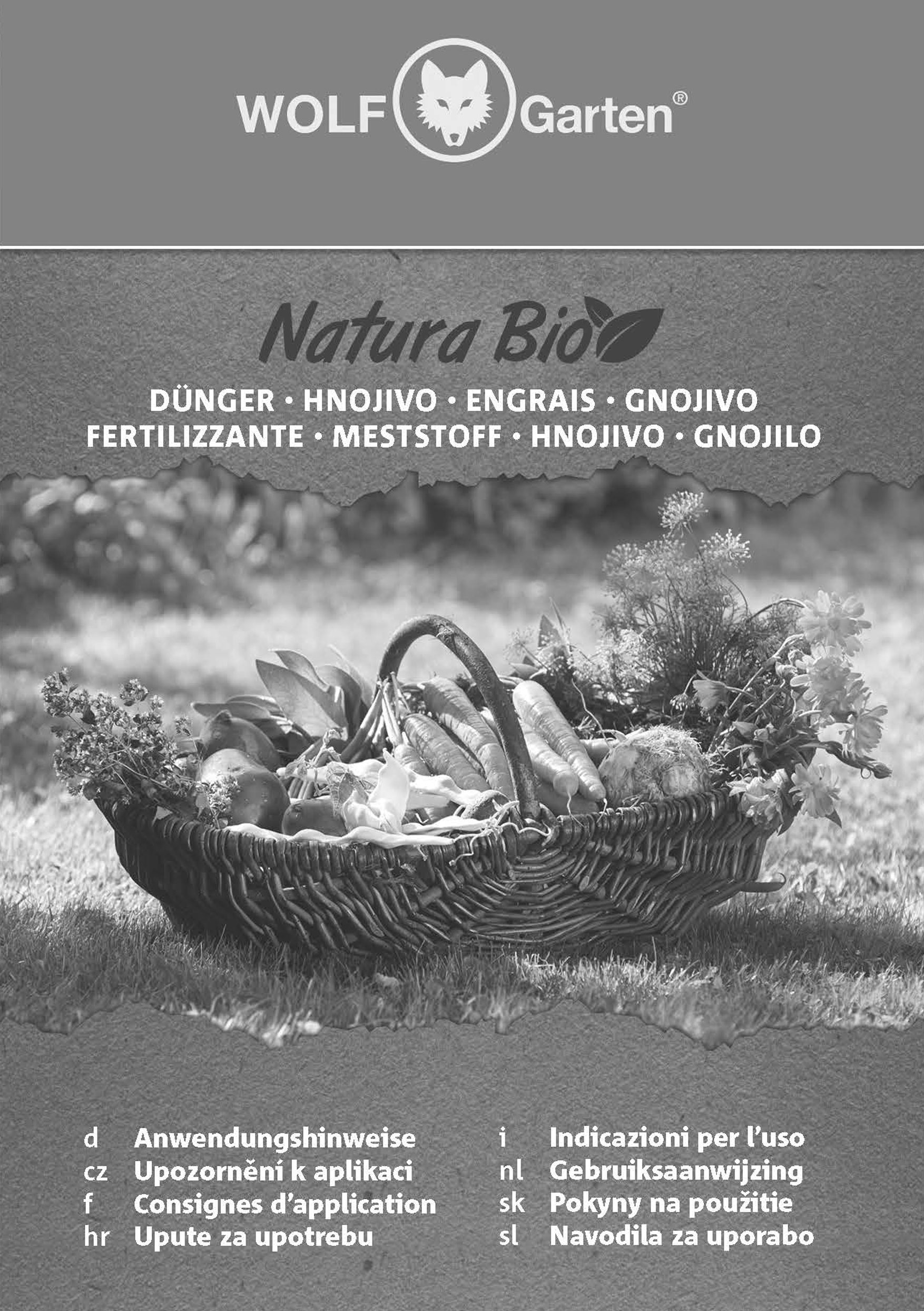 Anleitung Natura Bio Spezialdünger